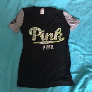 super cute PINK v-neck